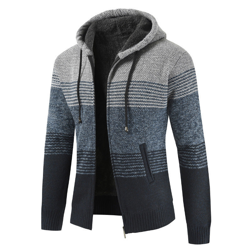 Knit cardigan sweater coat