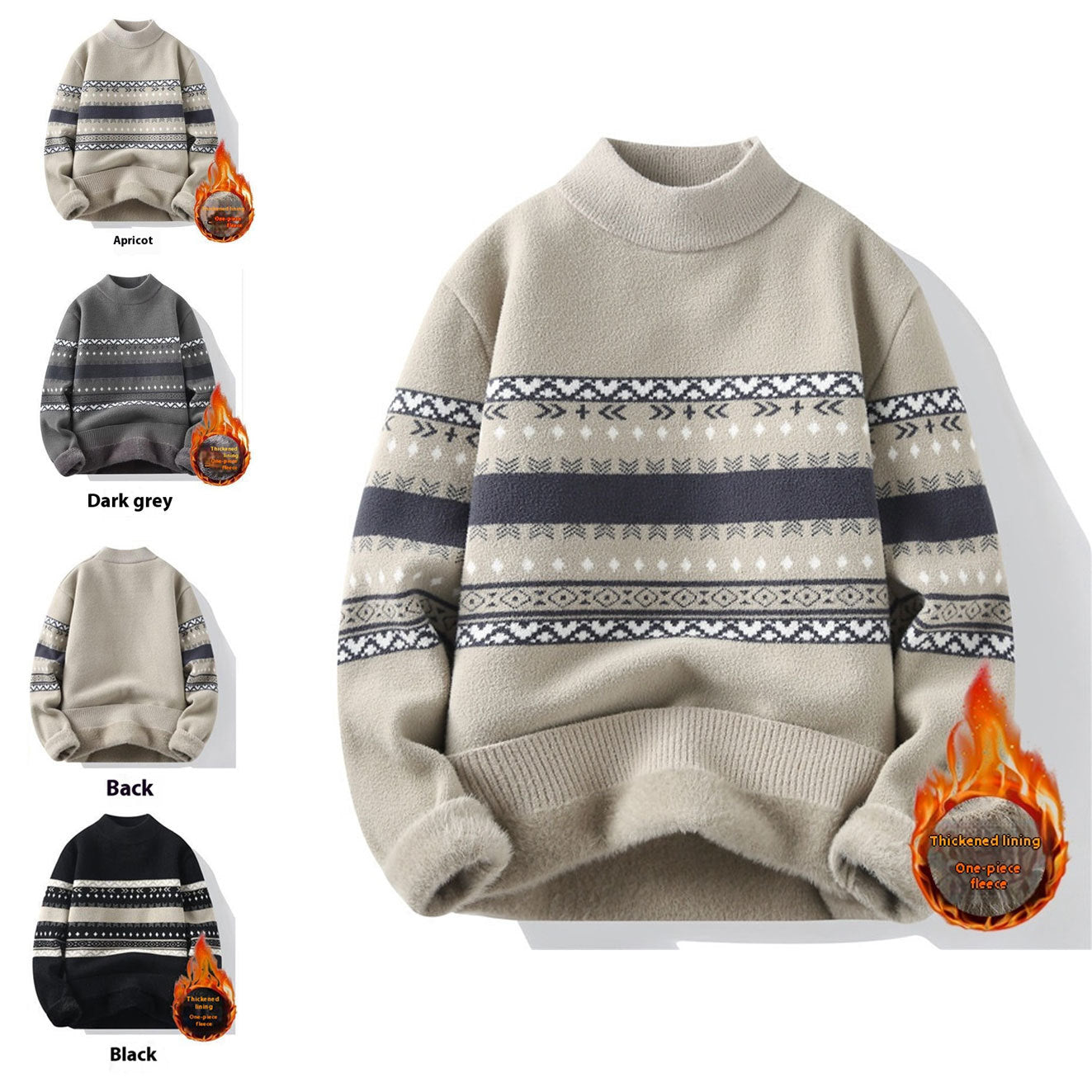 Winter Casual Warm Pullover Sweaters
