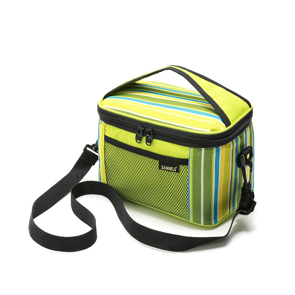New Striped Hand-carrying Oxford Fabric Cooler Bag Thermal Bag