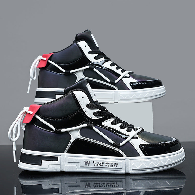 High-top Sneakers - Lace Up