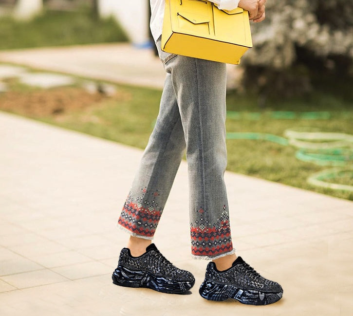 Casual Luxury Women Shoes - Glitters