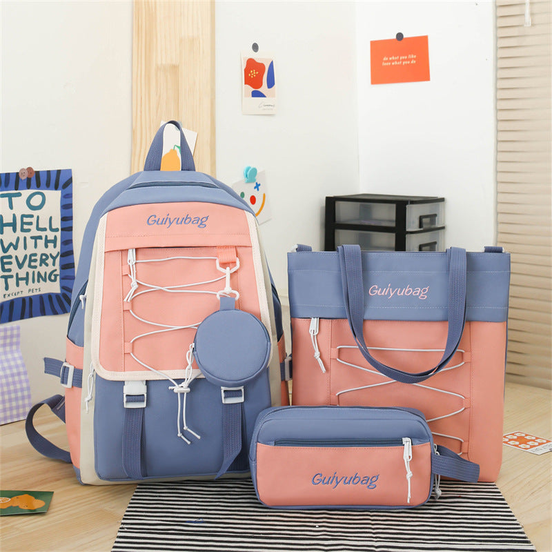 3-piece School Bag Student Backpack