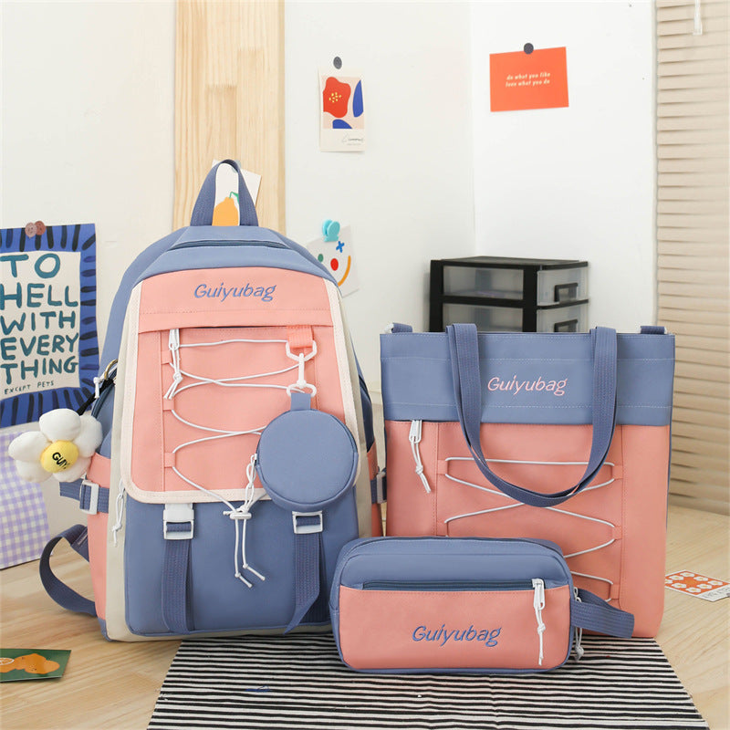 3-piece School Bag Student Backpack