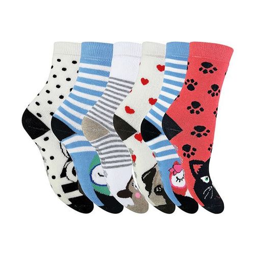 Kids 6 Pack Thermal Socks