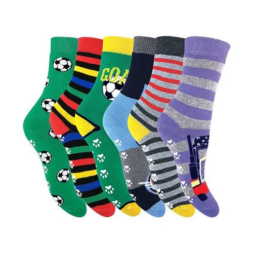 Kids 6 Pack Thermal Socks