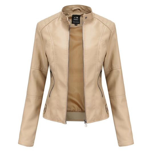 European And American Women's Leather Jackets