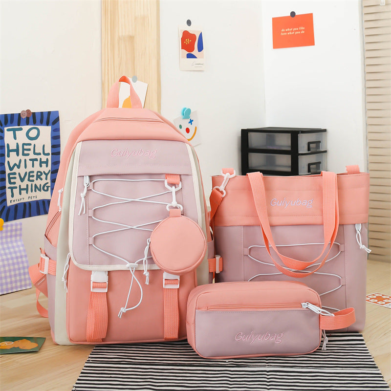 3-piece School Bag Student Backpack